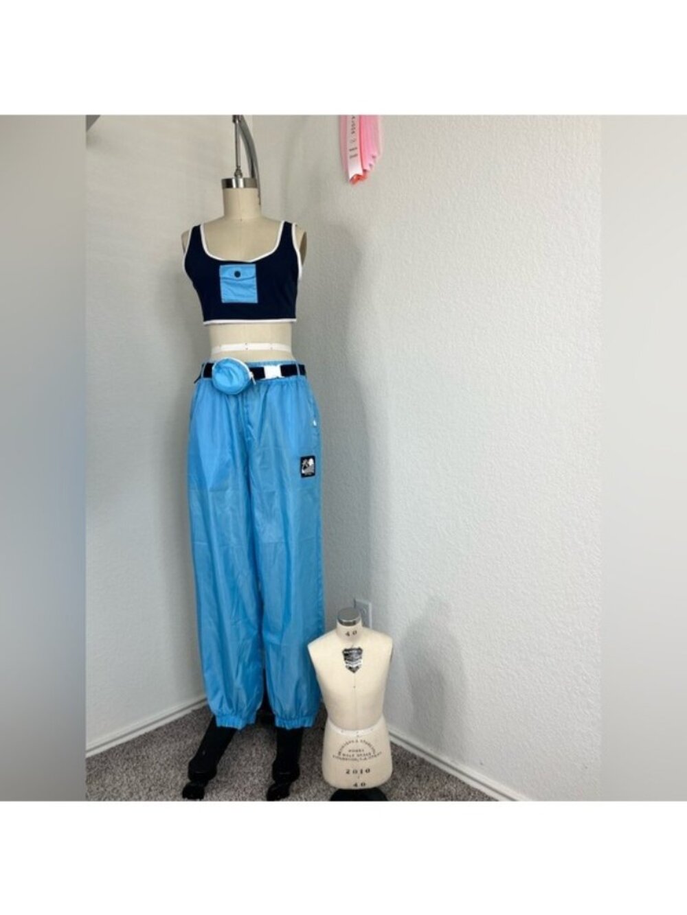 STAUD X New Balance Collab Sports Bra Pocket Track Pants Athleisure Set